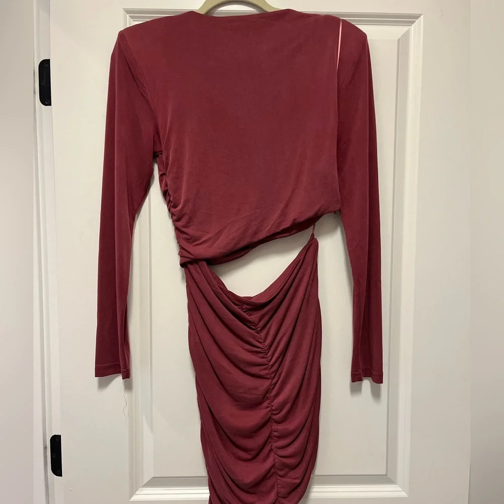 Bardot Rosa Ruched Mini Dress - Picture 4 of 6